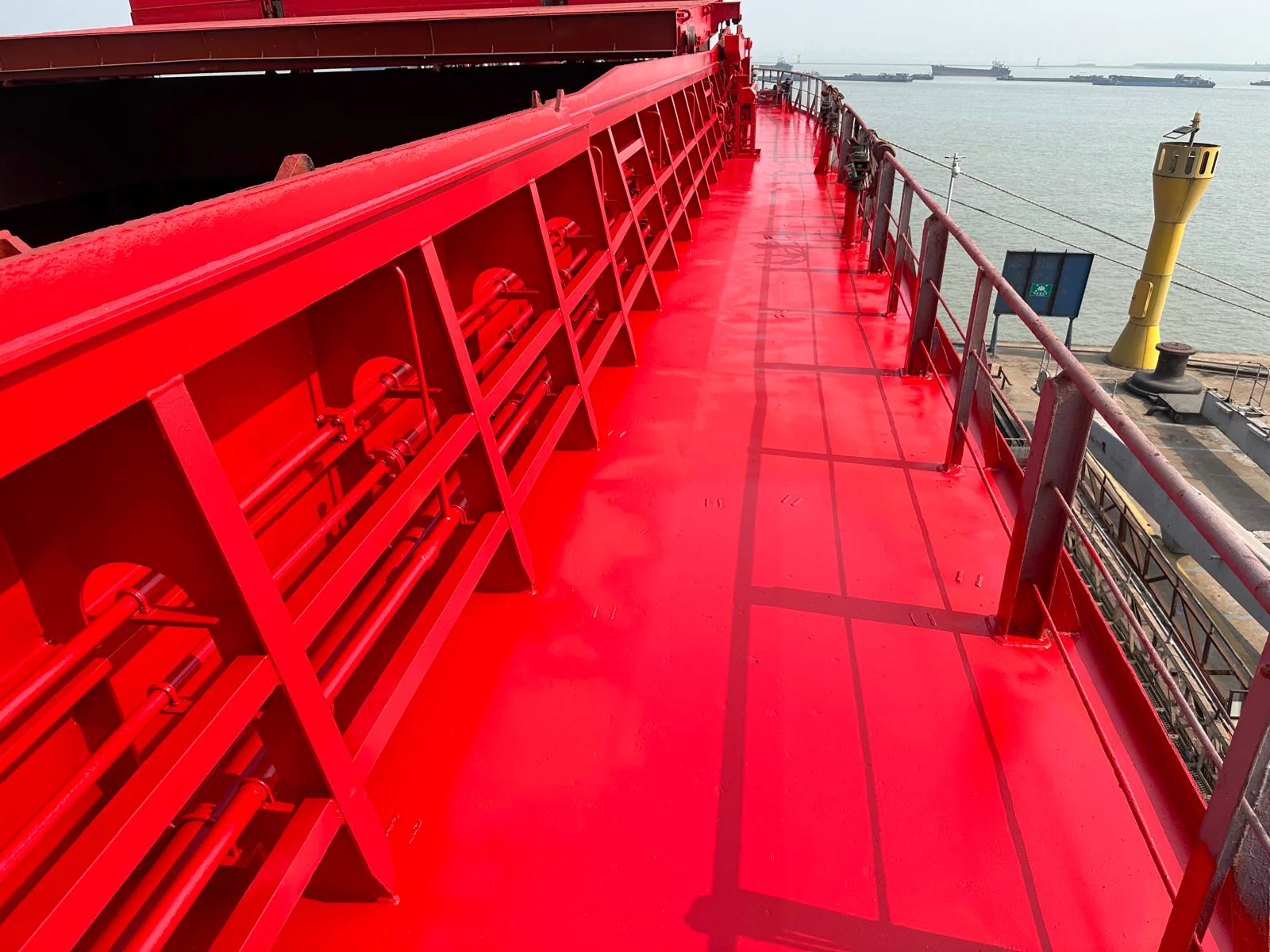 Deck coating renewal and preservation work