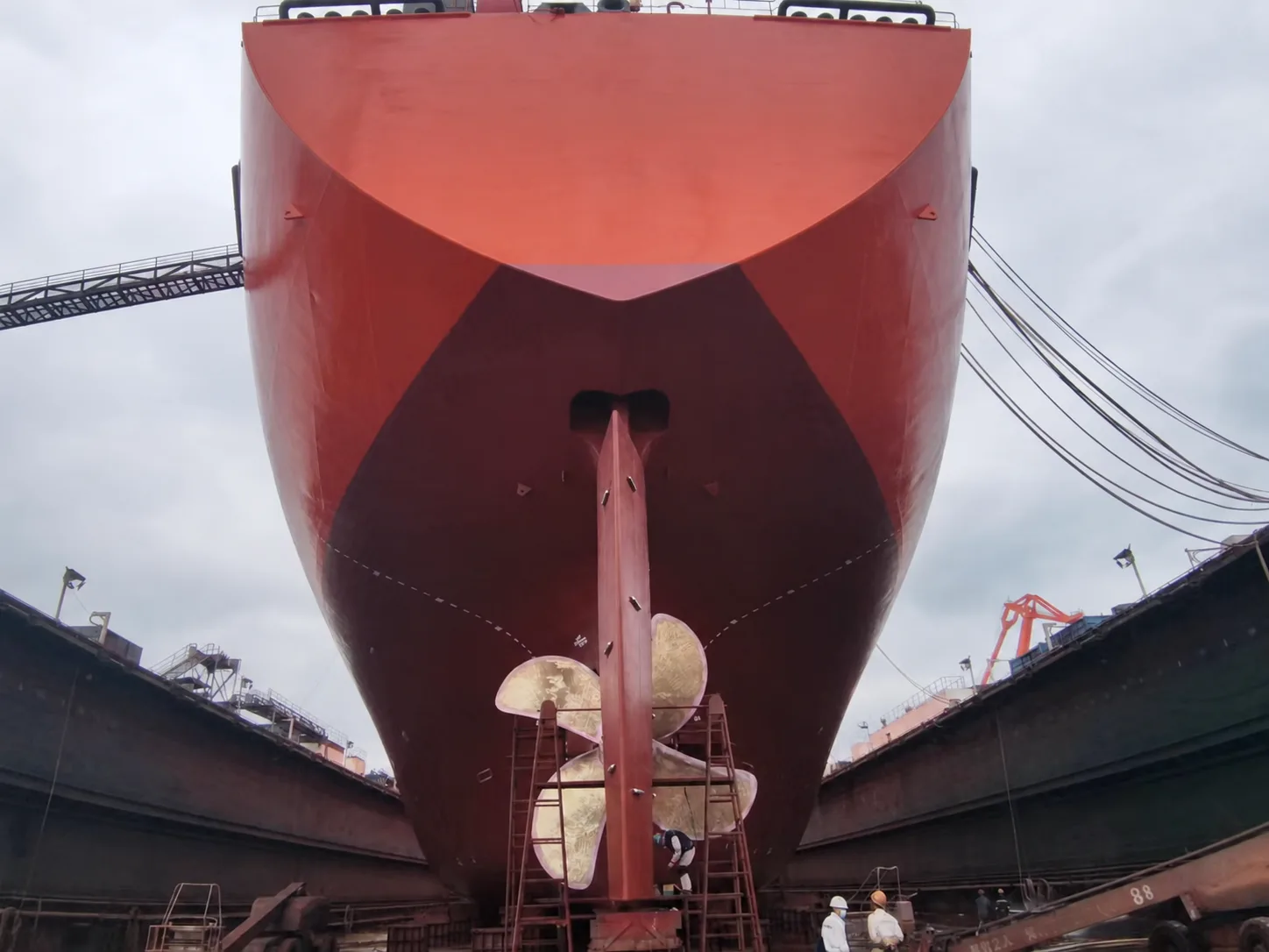 Stern and propulsion arrangement inspection